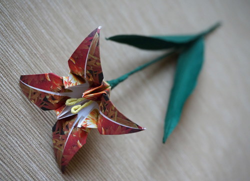 Origami lilie — foto 1