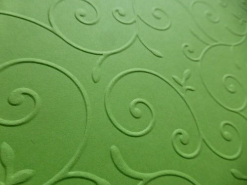 Embosovaný papír SMOOTH LIME GREEN 240gsm