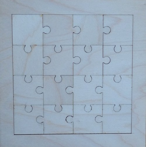 Dřevěné puzzle — foto 1