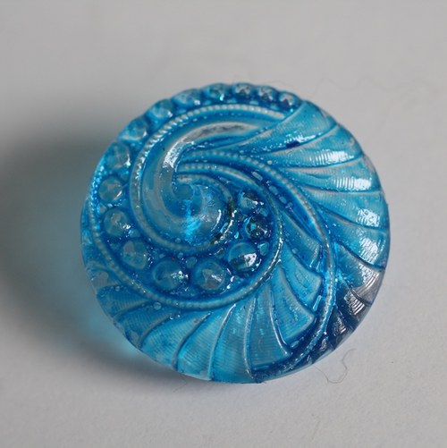 Skleněný knoflík cca 27 mm — foto 1