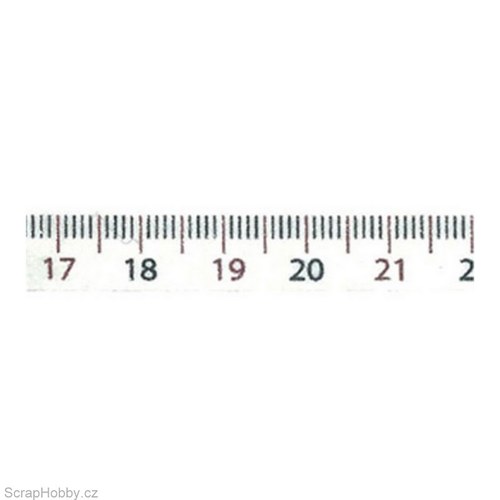 Washi páska - Centimetr bílý 1cmx10m — foto 1