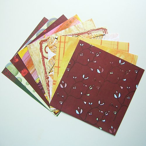 Sada papírů EARTH TONES 6"x6" — foto 1