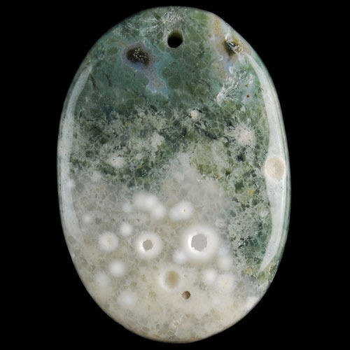 Jaspis Oceánový - přívěsek (28 x 19 x 5 mm)