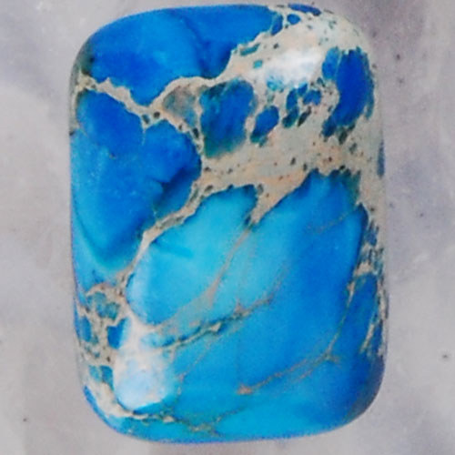 Variscit - kabošon (17 x 12 x 6 mm) — foto 1