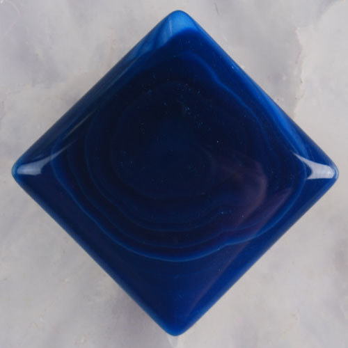 Achát - kabošon (21 x 21 x 4 mm) — foto 1
