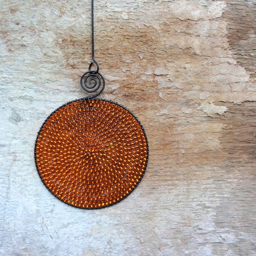 ,,Kolečko - Pomerančové - 9 cm,, — foto 1
