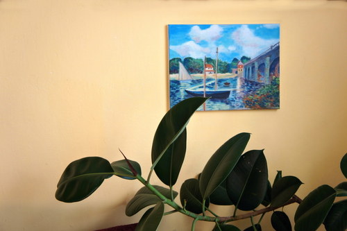 Obraz podle Bridge in Argenteuil - Claude Monet)