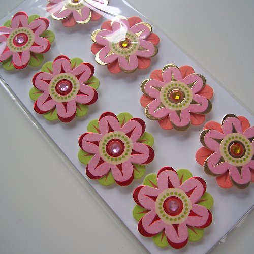 Samolepky 3D - FLOWERS — foto 1