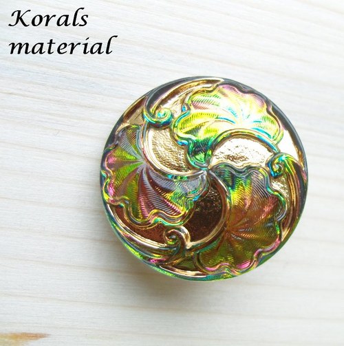 2759 Skleněný knoflík, vel. 12" — foto 1