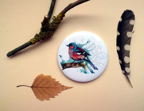 Pěnkava obecná. Magnet 56mm. — foto 1
