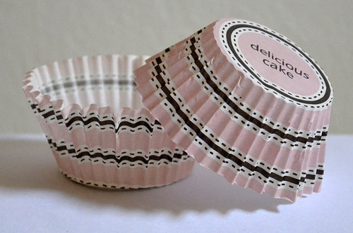 Papírové košíčky na muffiny - delicious cake