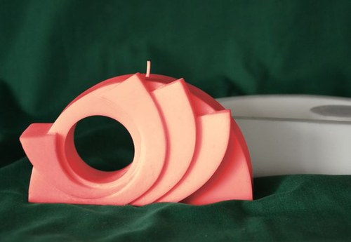 Forma na svíčky Abstrakce LOTOS - výška 7,5cm