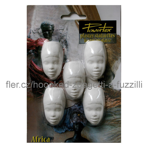 African lady Powertex; 3 x 4,5 cm