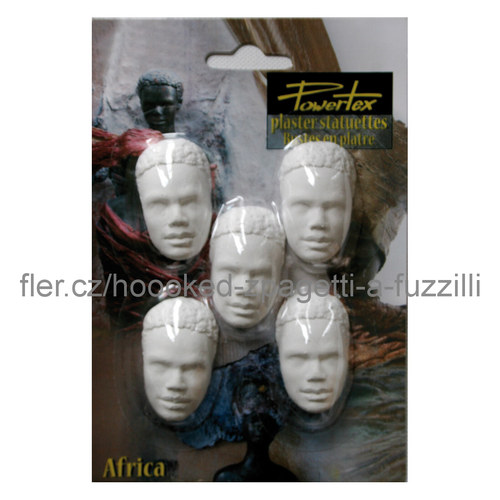 African man Powertex; 3 x 4,5 cm — foto 1
