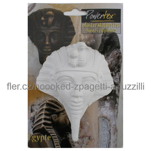 Tutanchamon Powertex, 12 cm, poloviční — foto 1