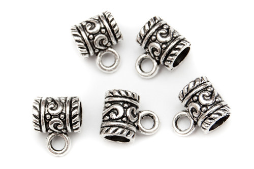Mezikus Spirála Ornamen Přívěsek Komponenty - 1 ks