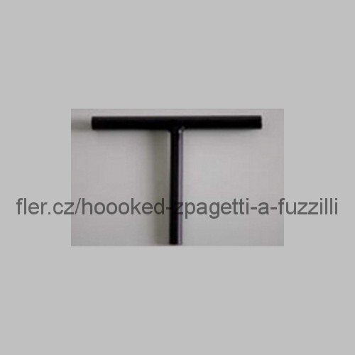Kovová T-forma černá, v.15cm — foto 1