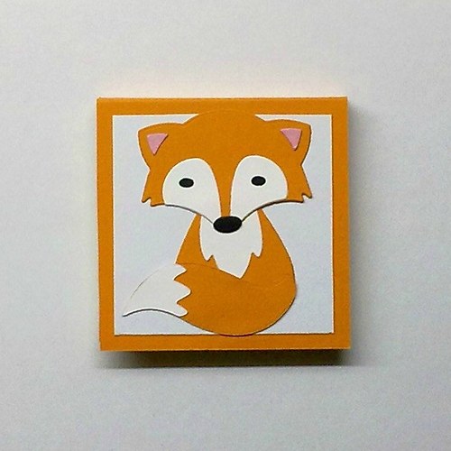 Bloček střední - Liška (Post-it)