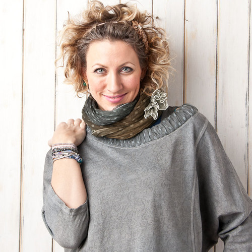 Hedvábná šála — foto 1