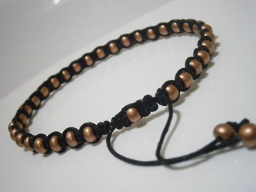 Nákotník/náramek na nohu (macramé) — foto 1