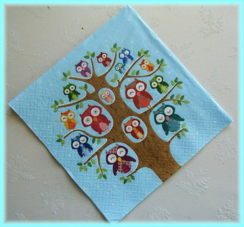 Ubrousek na decoupage