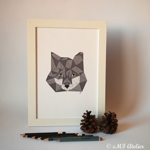 Foxy Triangle in BW — foto 1