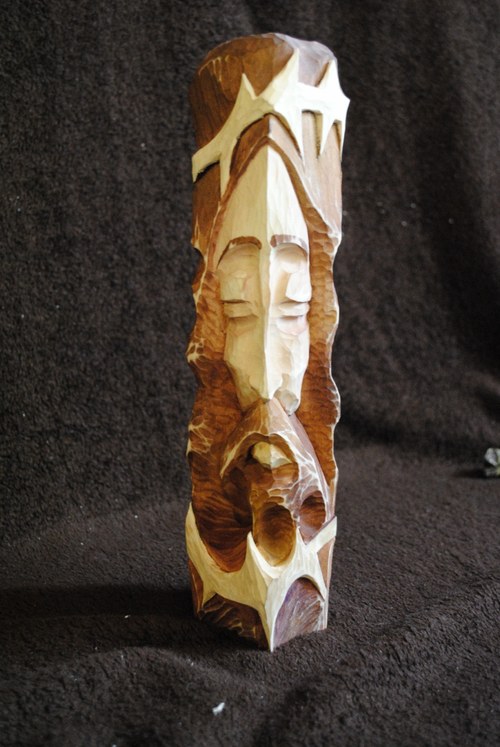 Ježíš Kristus, Vyřezávaná soška do dřeva 30cm