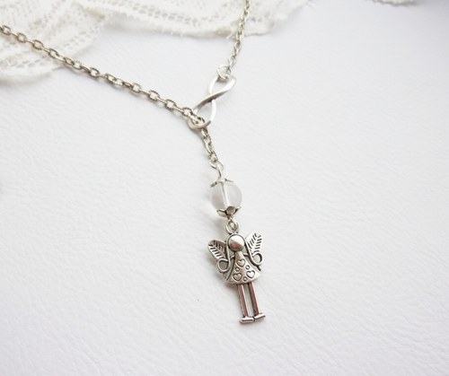 Amulet andílka s křišťálem — foto 1