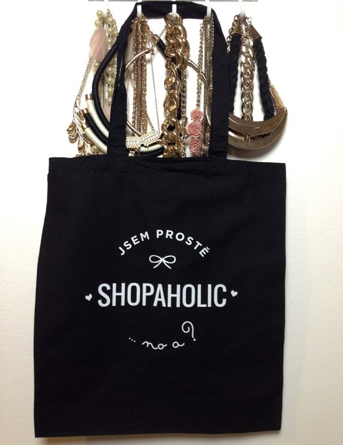 Taška SHOPAHOLIC - černá — foto 1