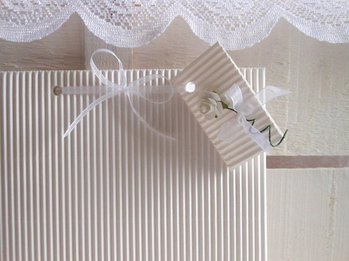 Svatební - bílá růžička - obal na CD plný — foto 1