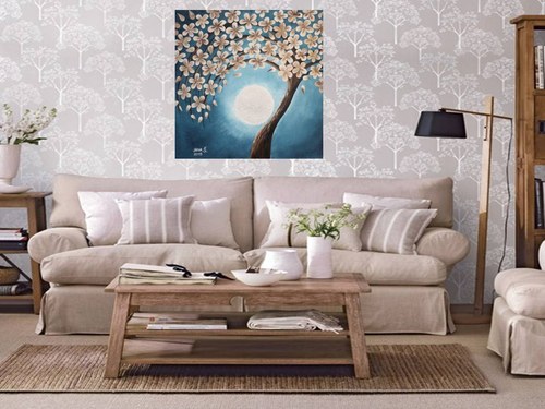 Energetický obraz, Strom - 70 x 70cm — foto 1