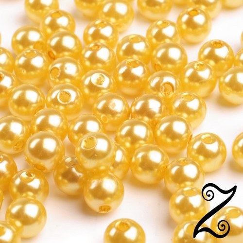 Voskovky, žlutá narcisová, 6 mm (100ks)