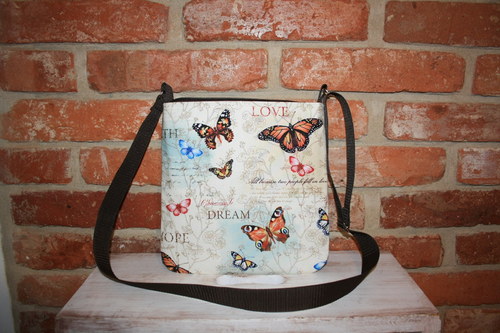 Kabelka "Butterfy" - kapsa na zip — foto 1