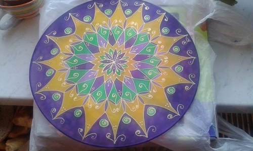 Autorská mandala 30 cm — foto 1