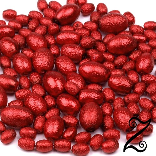 Zigana oválky, bordó světlá, (25g)