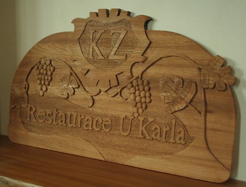 Poutač - Restaurace U Karla — foto 1