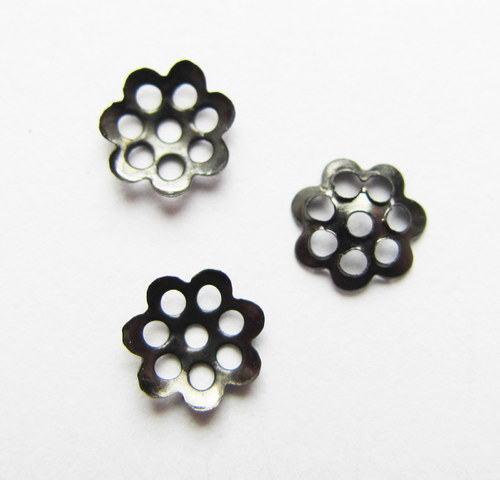 Kaplík černý, 6 mm, 10ks