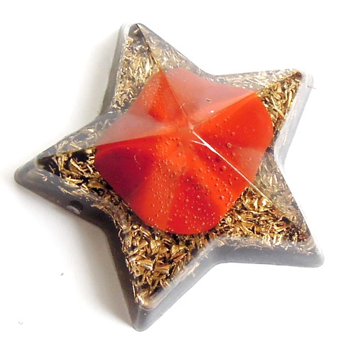 Mini orgonit - jaspis červený