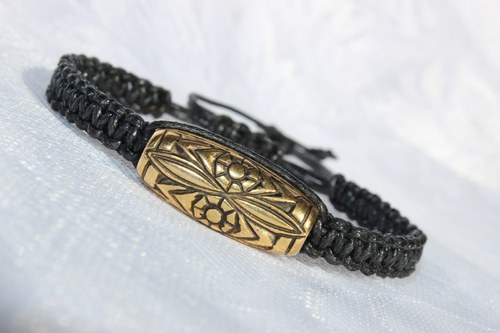 Náramek macramé/shamballa — foto 1