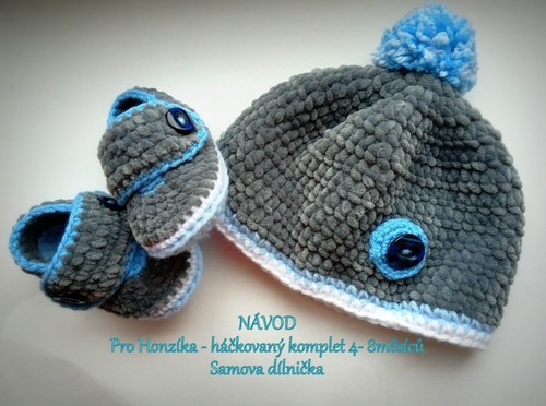 NÁVOD Pro Honzíka - háčkovaný kojenecký set