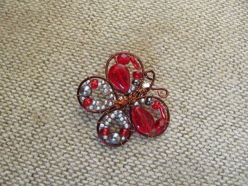 Papillon rouge