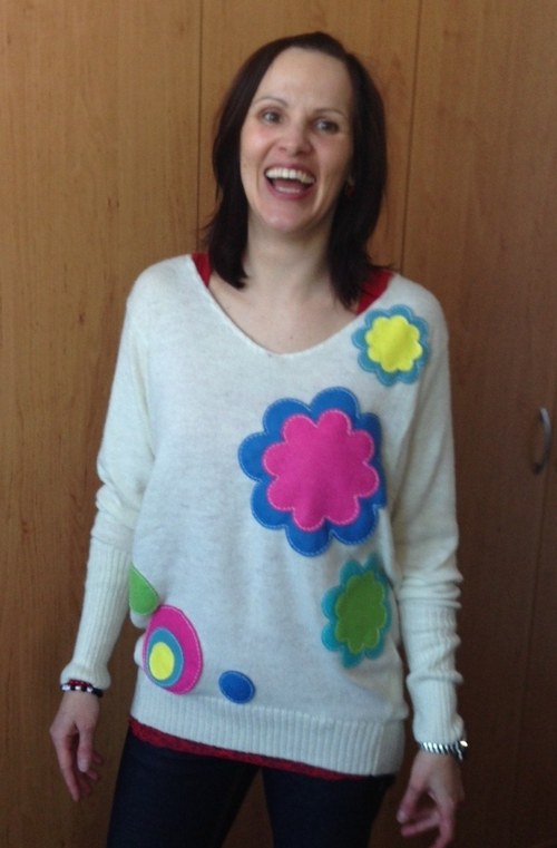 Svetr Laurela flowers — foto 1