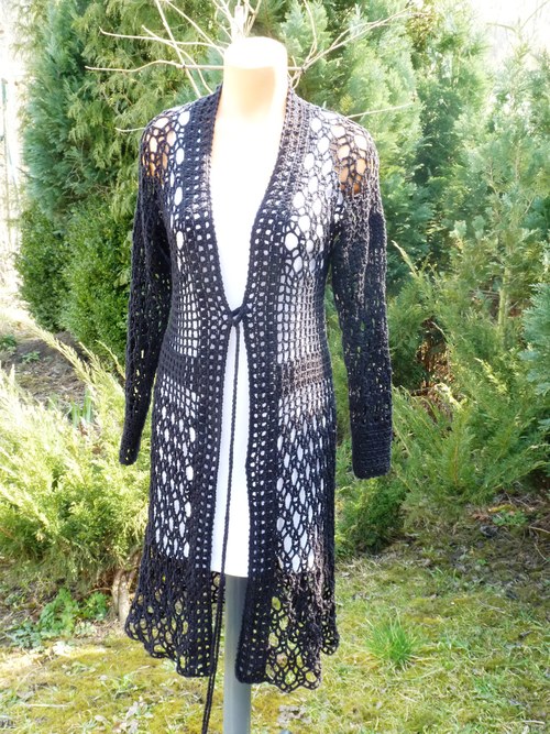 Vesta háčkovaná na zakázku
