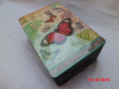 Dřevěný box "Carte postale" — foto 1