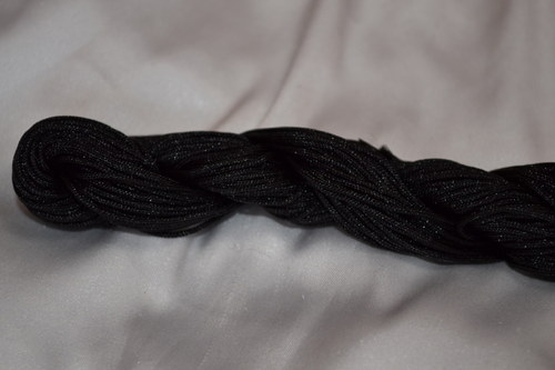 Šnúrka nylonová čierna, 0.8mm