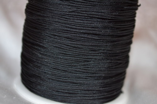 Šnúrka nylonová čierna, 1mm — foto 1