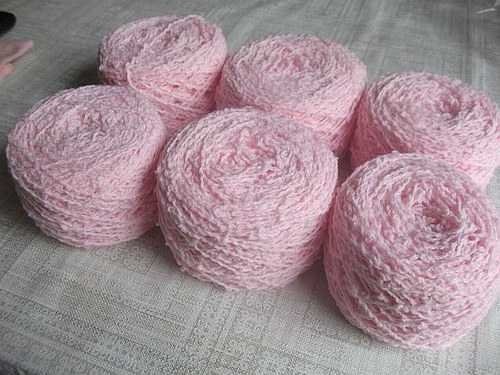 Pletací příze růžová 305g — foto 1