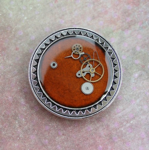 Caramel brooch — foto 1