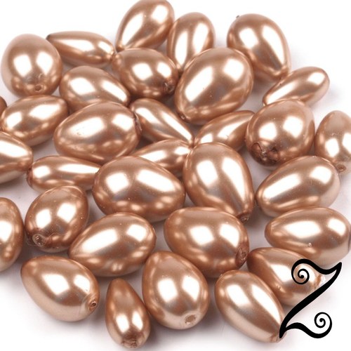 Voskované kapky, hnědá písková, MIX (50g)