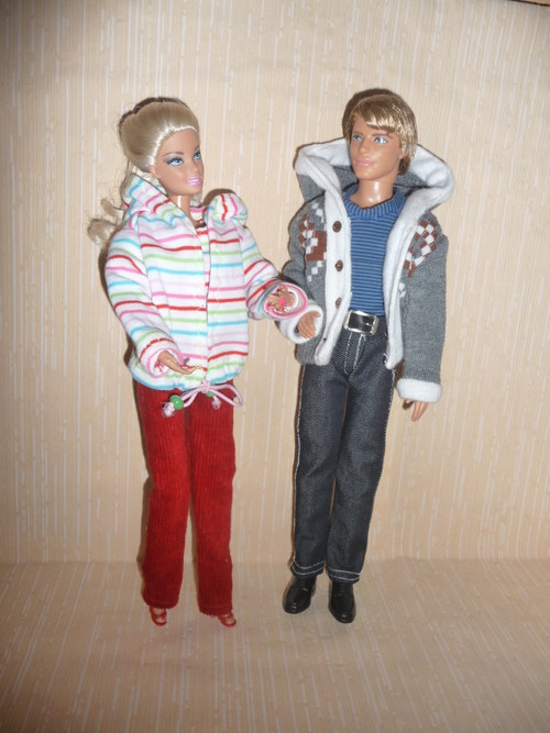 Ken pomáhá Barbie vítat jaro — foto 1